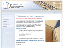 Tablet Screenshot of hutt-verpackungen.de